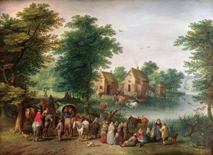 フェア（木の上の油） 作： Jan the Elder Brueghel